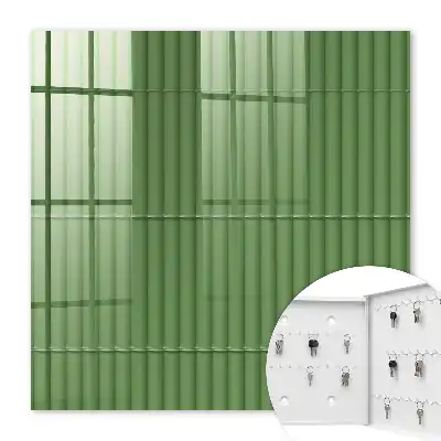 Decorative key box Green bamboo