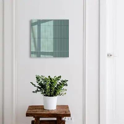 Wall mounted key cabinet Turquoise texture modern style