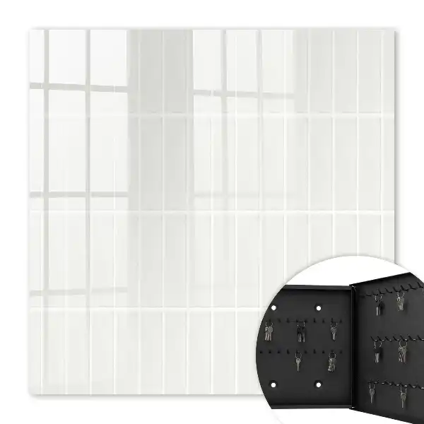 Decorative key box Light tiles in shades