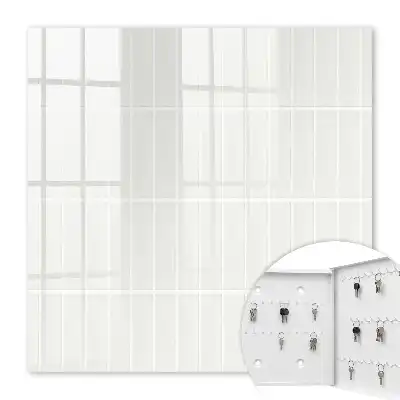 Decorative key box Light tiles in shades