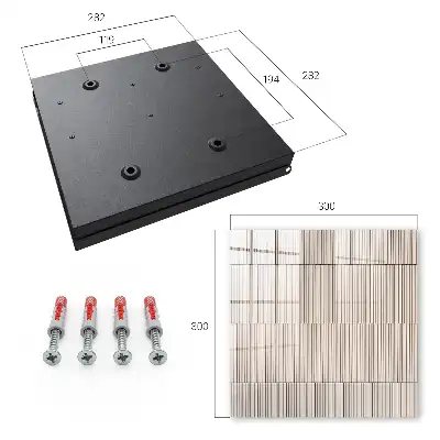 Decorative key box Minimalism of lines subdued in beige