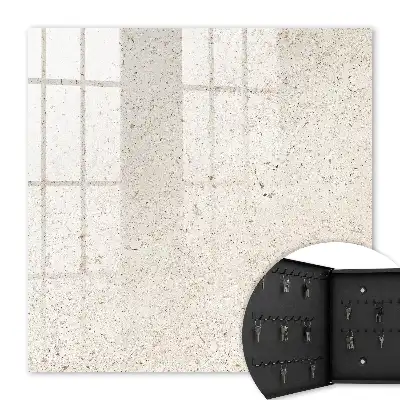 Wall mounted key box Beige elegance with a natural character