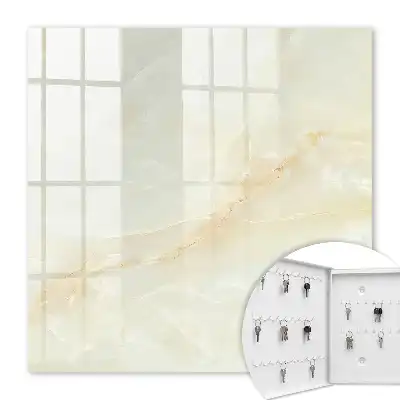 Wall mounted key box The elegance of marble is full
