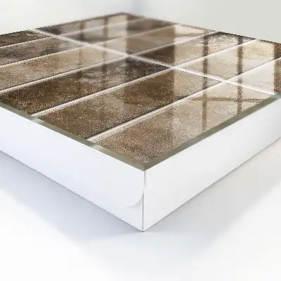 Wall mounted key box Warm tiles giving