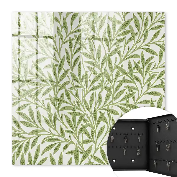 Key box for home Green nature in the background elegance