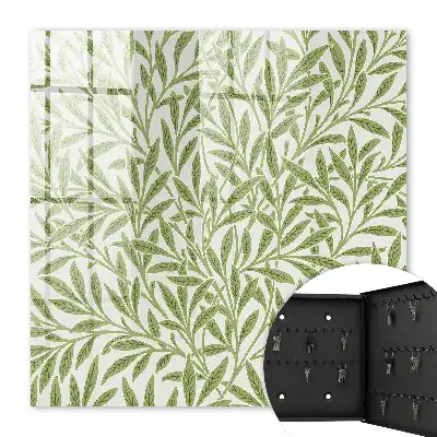 Key box for home Green nature in the background elegance