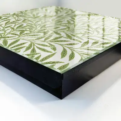 Key box for home Green nature in the background elegance