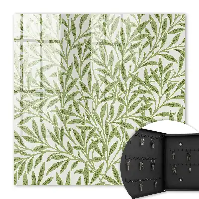 Key box for home Green nature in the background elegance