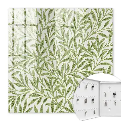 Key box for home Green nature in the background elegance