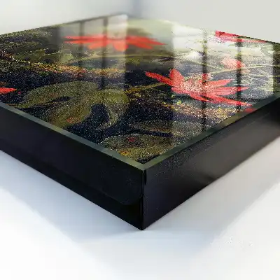 Wall mounted key cabinet The exotic nature of the dense forest