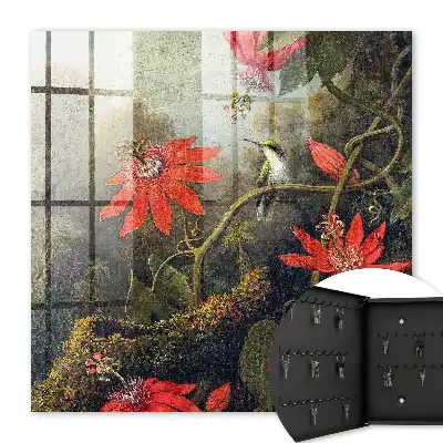 Wall mounted key cabinet The exotic nature of the dense forest