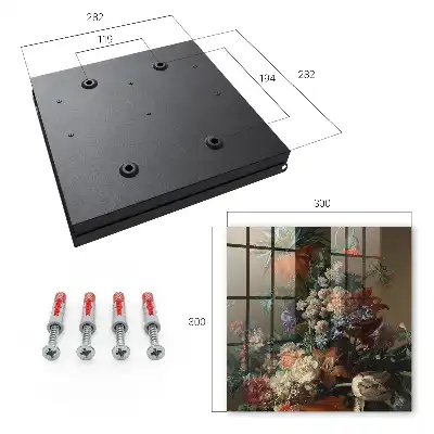 Wall mounted key box A classic floral arrangement bouquet