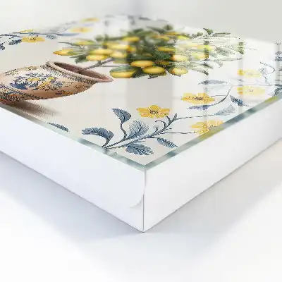 Key box for home Lemon tree in the decorative background