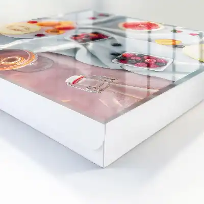 Wall mounted key cabinet A summer picnic tempting with colors