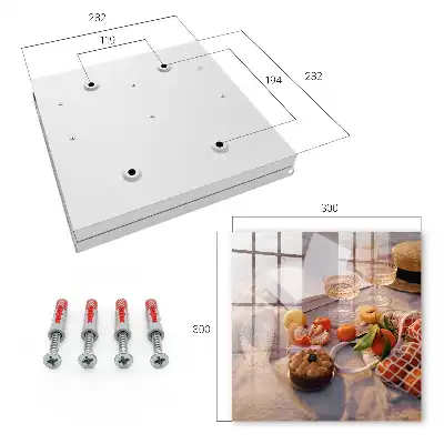 Key box for home Summer picnic with fruit and a book