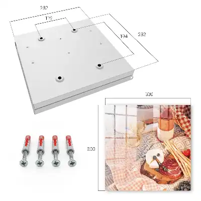 Wall mounted key cabinet Sunset Picnic Blanket