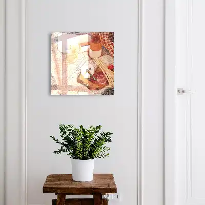 Wall mounted key cabinet Sunset Picnic Blanket