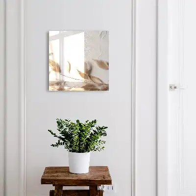 Wall mounted key box Subtle nature in the bright background