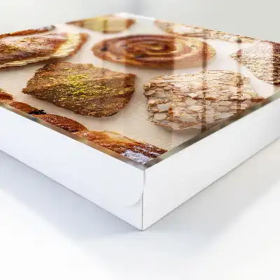 Wall mounted key cabinet Sweet treats with almonds are delightful