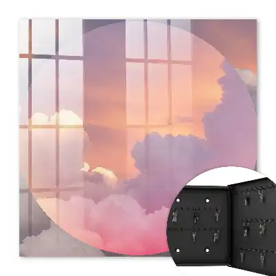 Decorative key box Ethereal clouds aura of delight