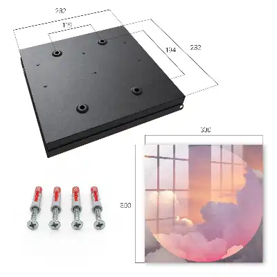 Decorative key box Ethereal clouds aura of delight