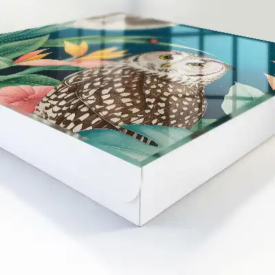 Key box for home Exotic plant landscape at night