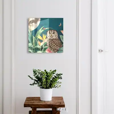 Key box for home Exotic plant landscape at night