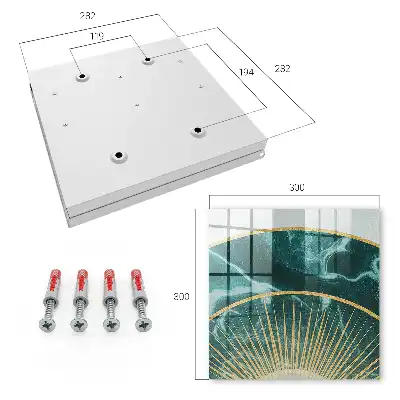 Key cabinet Elegant harmony with a marble background