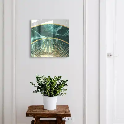 Key cabinet Elegant harmony with a marble background