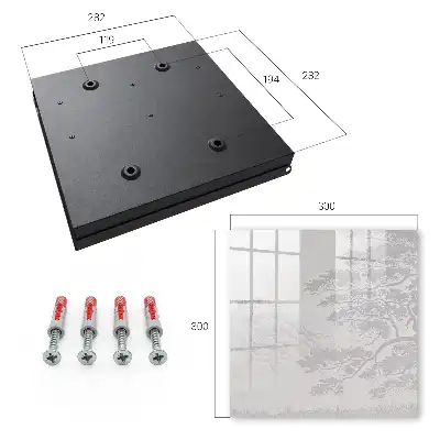 Wall mounted key cabinet The castle landscape is delicate