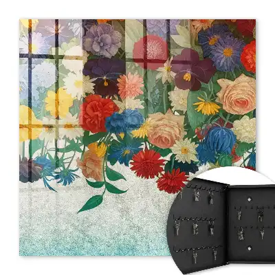 Key cabinet Flower paradise of life energy