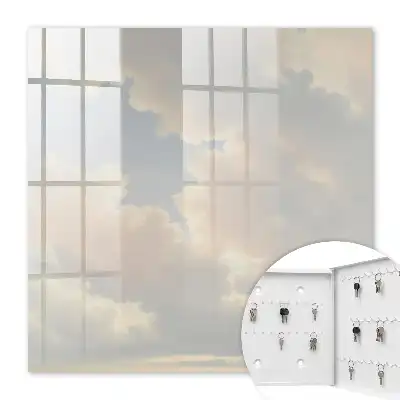 Wall mounted key box Clouds, sky, bright