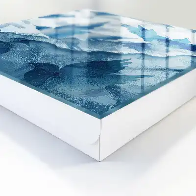 Key box for home Watercolor birds in flight