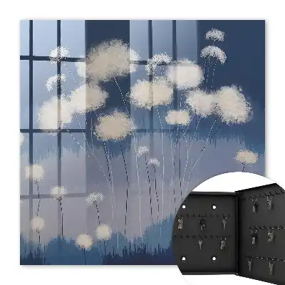 Decorative key box Dandelions of the blue scenery
