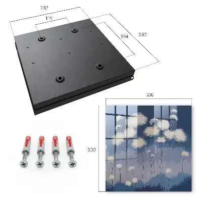 Decorative key box Dandelions of the blue scenery