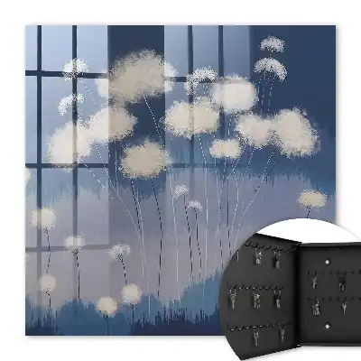 Decorative key box Dandelions of the blue scenery