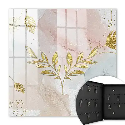 Key cabinet Pastel charm of line art