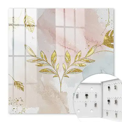 Key cabinet Pastel charm of line art