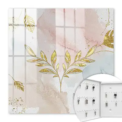 Key cabinet Pastel charm of line art