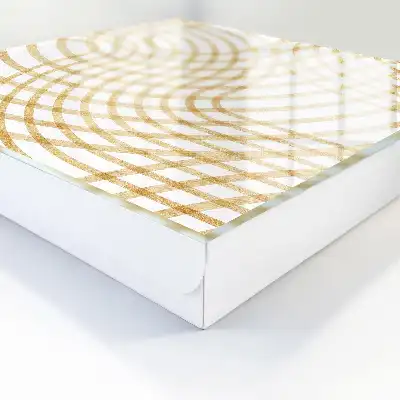 Wall mounted key box Curved curved lines