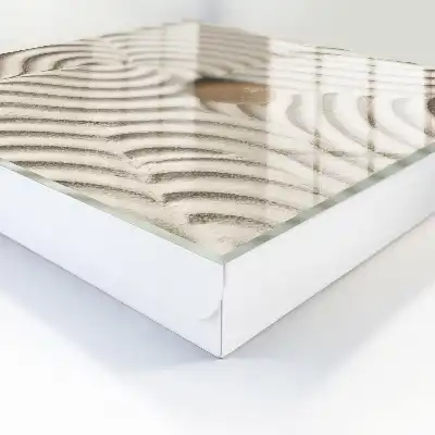 Wall mounted key cabinet Zen foam stone composition