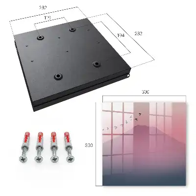 Key box for home Peaceful nature in a pink sky