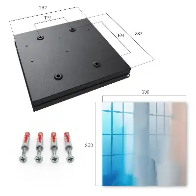 Wall mounted key box Relaxing Blue Gray Gradient