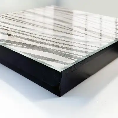 Key box for home Waves of gray lines of harmony