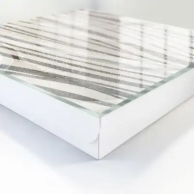 Key box for home Waves of gray lines of harmony