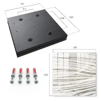 Key box for home Waves of gray lines of harmony