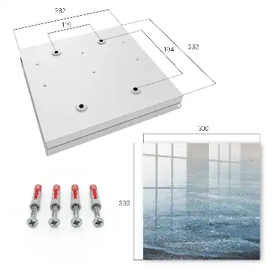 Wall mounted key cabinet Sea harmony light breeze
