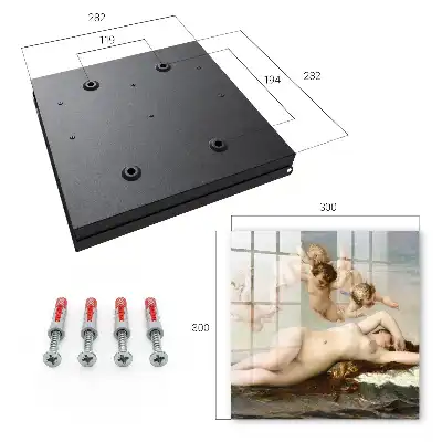 Decorative key box The Birth of Venus Alexander Cabanel Around Woman