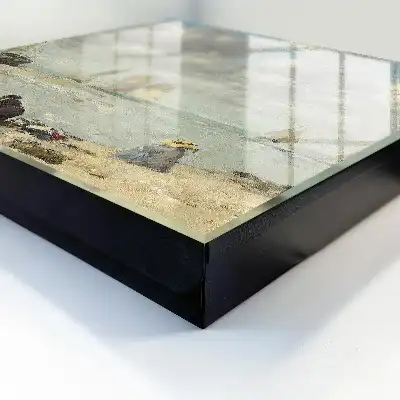 Key cabinet Sailboats with shore figures