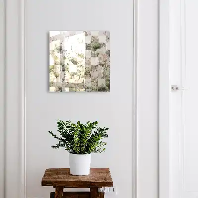Key box for home Geometric lilies in the background